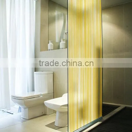 Glass table ceramic digital print glass, full white ceramic printing glass, bird design