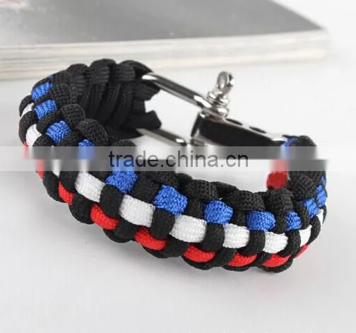 metal buckle survival bands