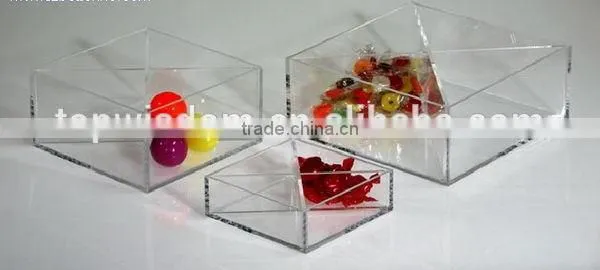 Best quality new arrival wall-mounted acrylic candy box