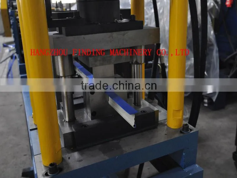 PLC control cold rolling rebar machine with electric tile cutter