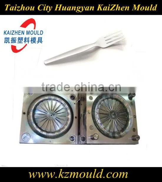 Plastic disposable fork molds plastic tableware molds