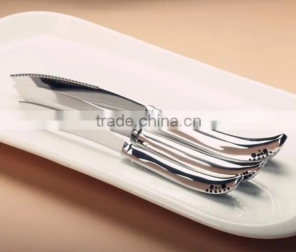 metal spork flatware sterling silver flatware luxury flatware bronze flatware set