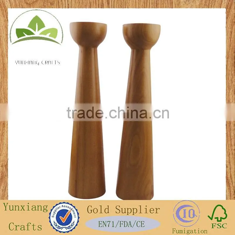 real natural wood holder candle holder