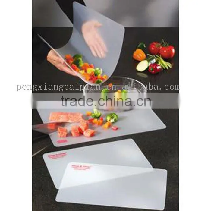 plastic clear cutting board