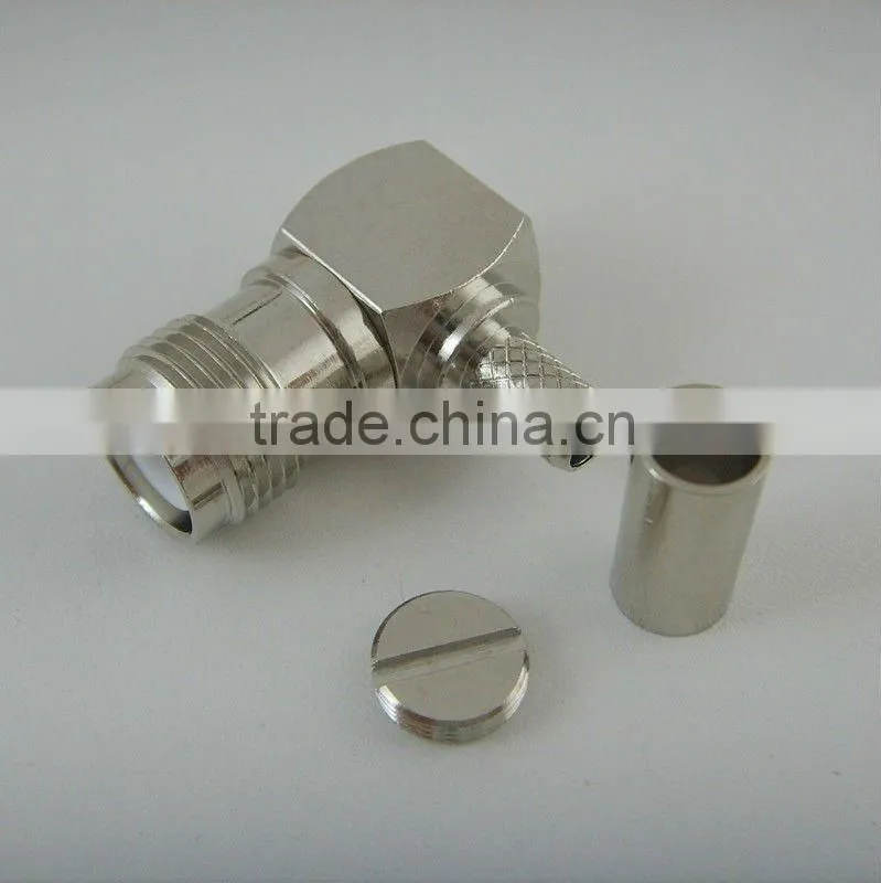 58 SMA connector square flange female panel mounting