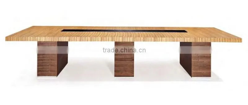2016 hot selling Pratical board with melamine conference /meeting table legs 8 people