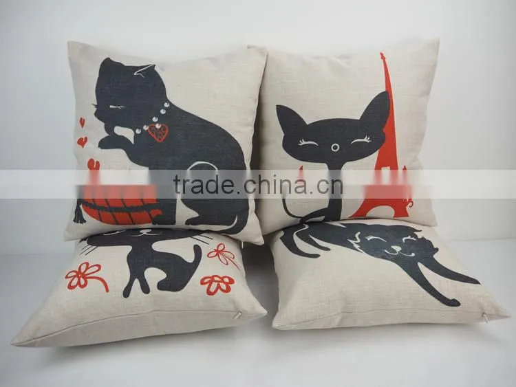 Cat Design Cushion Sofa Decorative Cushion Cover Chair Seat throw Cushion Pillow