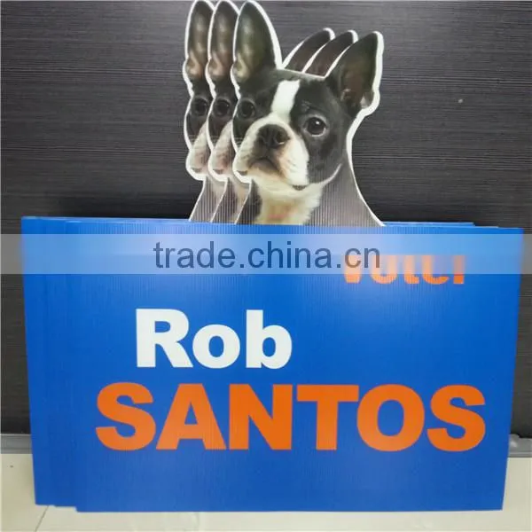 Full color printing corflute signage,coroplast poster