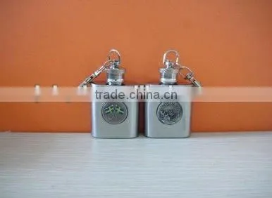 Good!shaped stainless steel 2oz flask mini