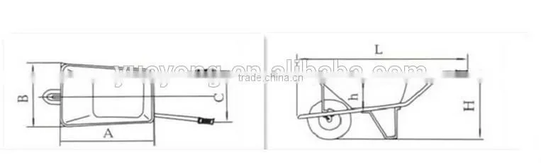 Children / Kids toy wheelbarrow WBYY1100