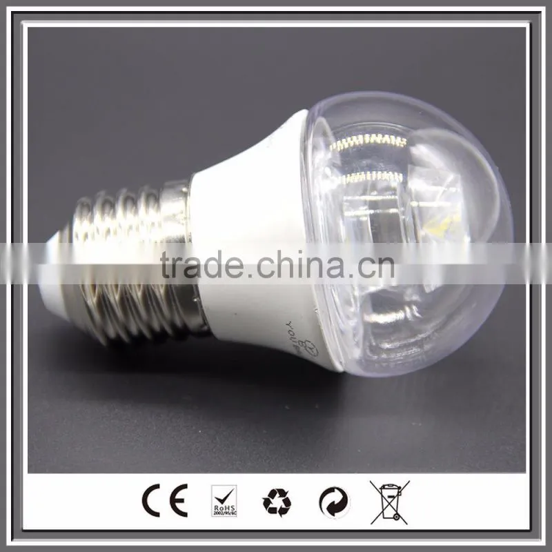 G45 6w e27 500 lumen led bulb light with CE RoHS