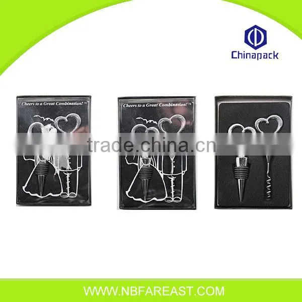 2014 New design promotional corkscrew wedding favor