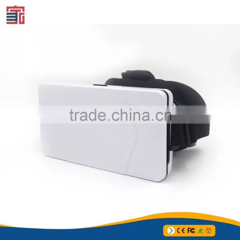 Newest best quality 3.5"-6" inch DIY 3D Virtual Reality VR Google Cardboard 2.0 custom logo print