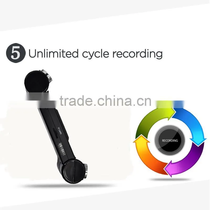 2.7 inch digital zoom dual-lens install camera in car