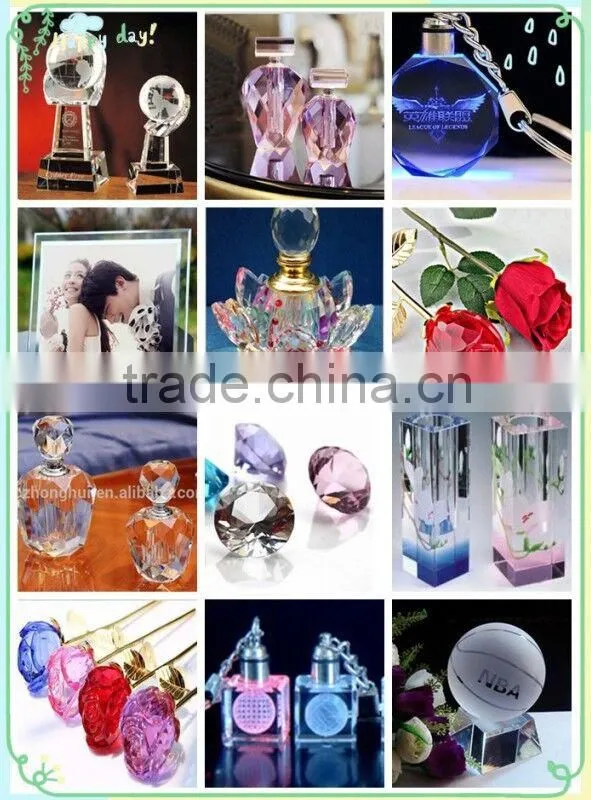 Fashion and lovely crystal block