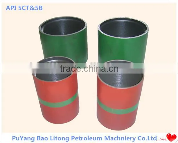 China best price api 5ct btc threads N80 casing coupling