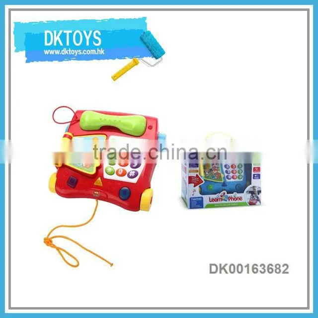 Cartoon Design Plastic Push And Pull Car