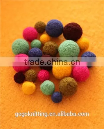 100% merino colourful wool for dry wet felting for manual lovers