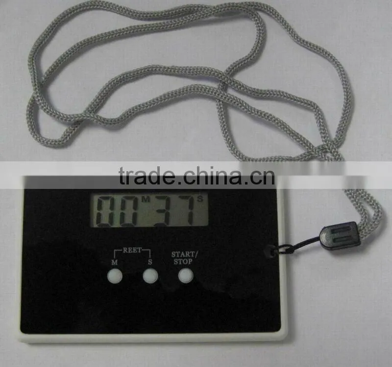 Hot sales portable credit card shape digital countdowm timer for promotion