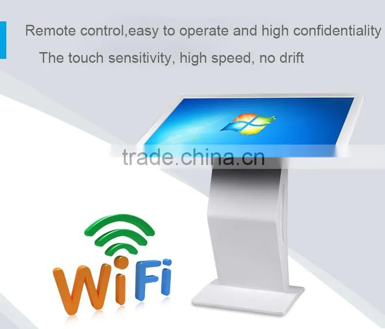Standing Alone Multimedia Kiosk wifi split screen lcd digital signage