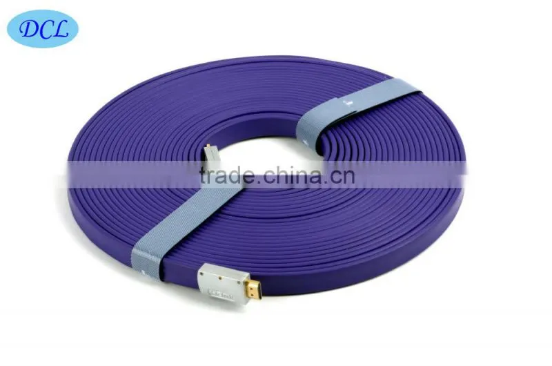 Special highest level HDMI flat cable with metal shell