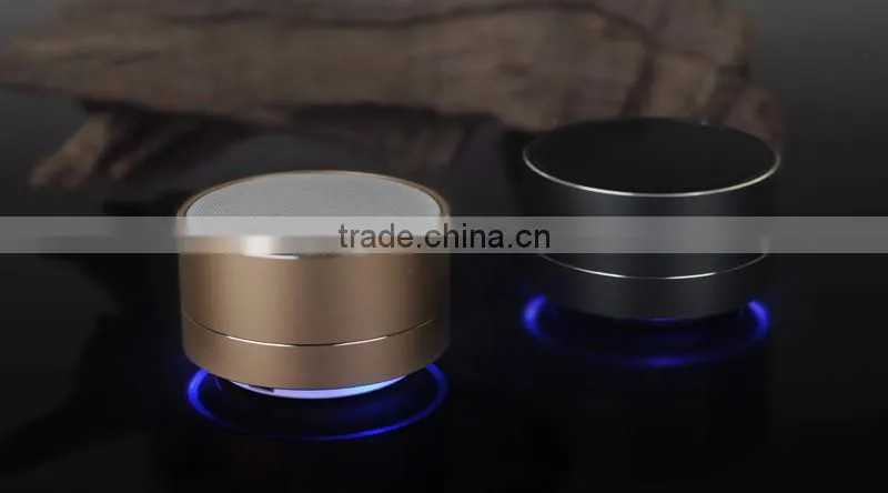 black metal bluetooth speaker for mp3 music player