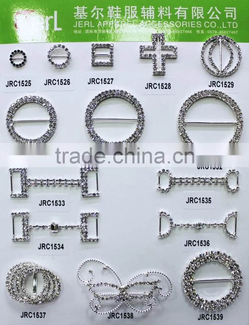 Hot!!! Factory Direct Fashion Crystal Garment Rhinestone Buckle in Bulk