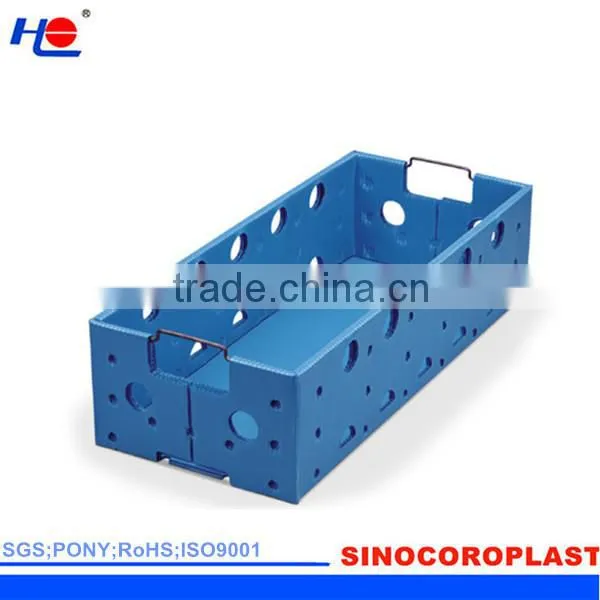 Corrugated Plastic Crate For Sea Food