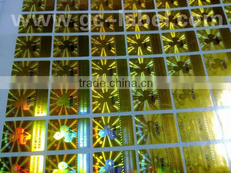 laser sticker