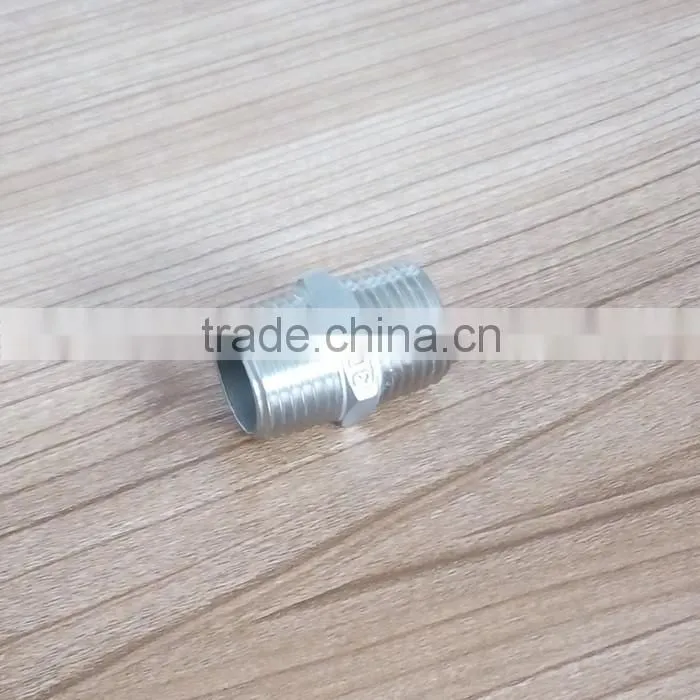 Hex Nipple 1/2" Male x 1/2" Male 304 Stainless Steel Threaded Pipe Fitting