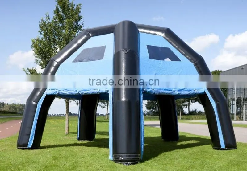 color custom inflatable spider tent 5 legs inflatable advertising tent with open door