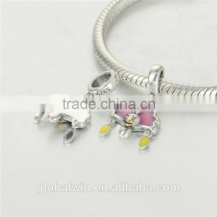 Floating Bracelet Charms European Charm Bracelet Necklace 100% Real 925 Sterling Silver S222 Best Gifts For You Or Friends