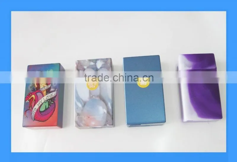 DCP005093 Plastic material with colorful digital printing cigarette case, plastic cigarette box