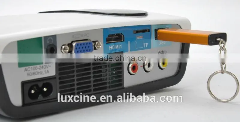 Portable Mini Multimedia Projector / Mini Portable Laptop Projector 3D / Cheap DVD Projector
