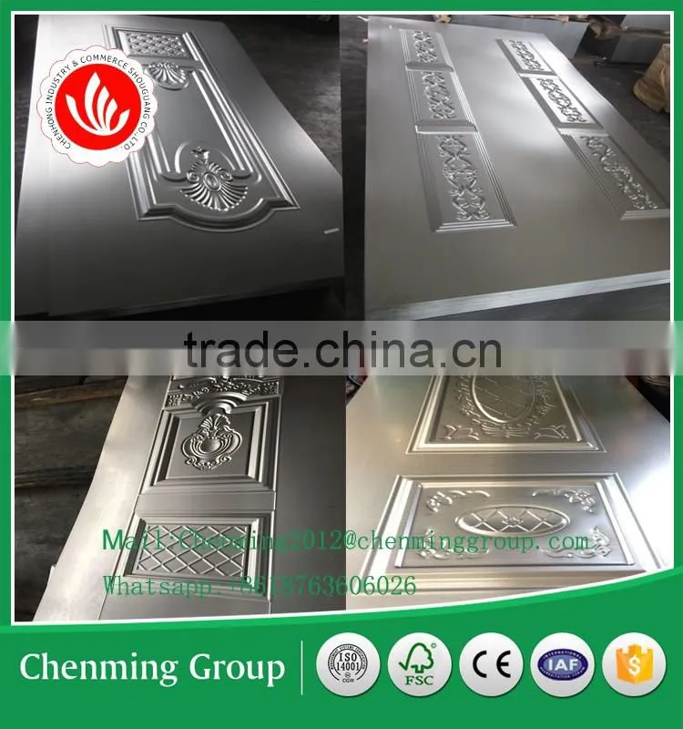 steel moulded door skin for security door