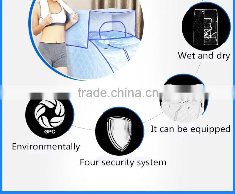 2016 hot selling portable steam & far infrared two in one sauna room