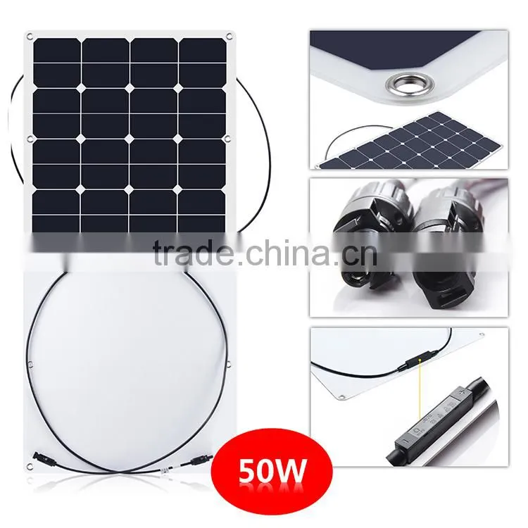alibaba wholesale solar panel accessories 50W Small Size Solar Panel