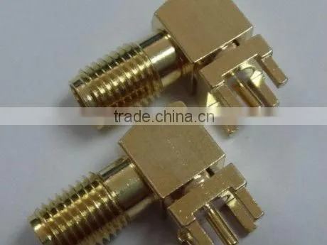 SMA female pcb mount connector