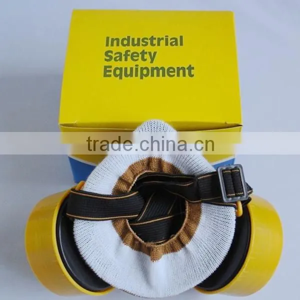 half mask chemical respirator with black elastic strap