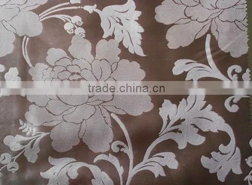 customized window curtain fabric, jacquard fabirc 040 fire retardant blackout fabric for bedroom