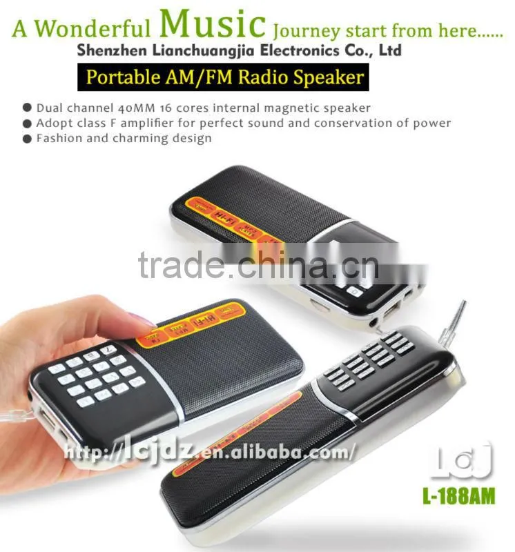 L-B188AM AM MW FM multiband radio receiver