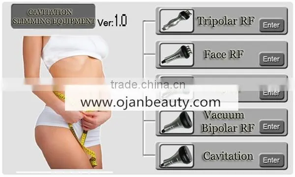 2016 summer promotion beauty equipment High Quality Slimming Machine Cavitation Rf/portable Cavitation Machine With Rf