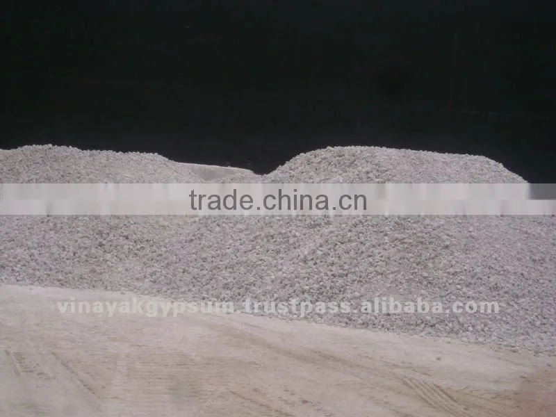 Raw gypsum