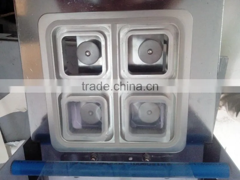 Popular automatic cup sealing machine plastic bag cup sealing macine dubble milk tea cup sealing machine with low price