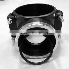 Plastic clamp saddle for pipe connection PN10