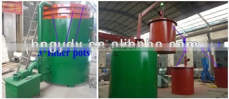 high carbonization ratio wood Carbonizing kiln furnace