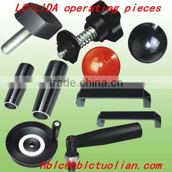 Red and black ball knobs