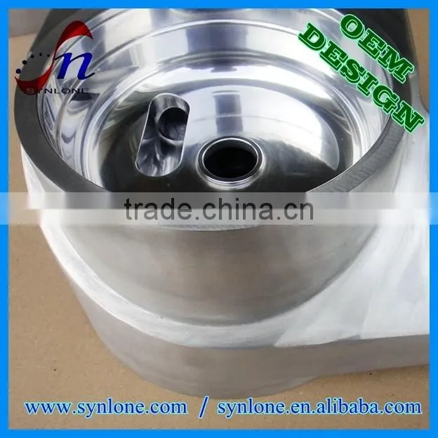 High quality high precision mirror polished aluminum housing with 100% inspection