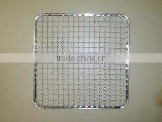 Portable take away stainless steel outdoor camping folding bbq grill / travel barbecue
