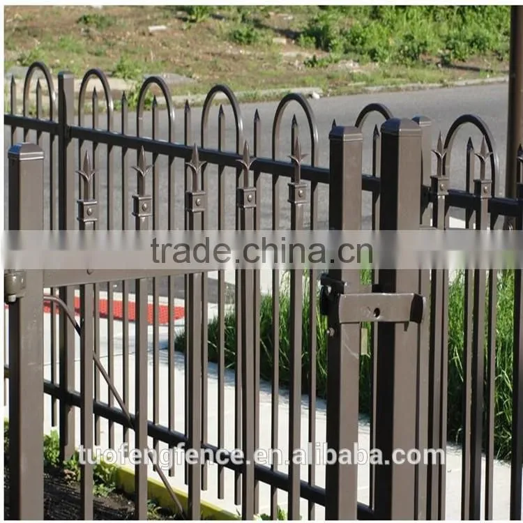 Without welding Easy installation Galvanized Steel Ornamental Fences with Flexible Design